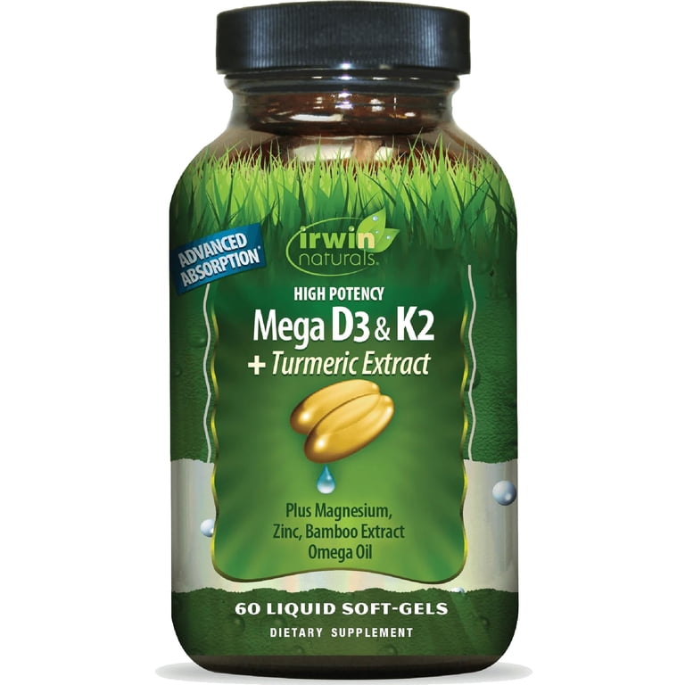 Walmart High Potency D3 & K2 Complex for Bone Health, Immune