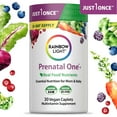 thumbnail image 1 of Prenatal One Multivitamin with Vitamin C | 30 Vegan Caplets | by Rainbow Light, 1 of 7