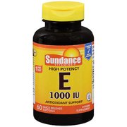 High Potency Vitamin E | 450mg (1000 IU) | 60 Softgels | For Men and Women | by Sundance