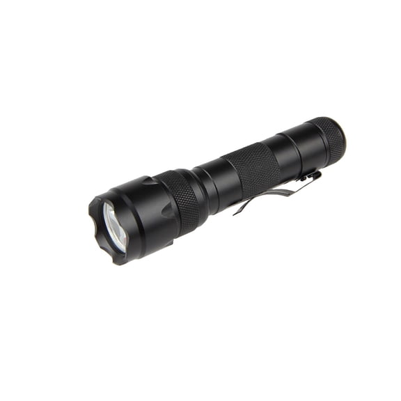 High Power 1200 Lumen LED Flashlight with USB-C Charging 5 Light Modes 200m Beam Waterproof Durable Aluminum Alloy for Outdoor Camping Hiking Includes Flashlight Cable Manual