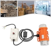 High-Power 120W Vibrating Motor with Adjustable Speed, Pure Copper Carbon Brush, Compact & Durable for Massage Beds, Vibrating Screens, and Industrial Applications