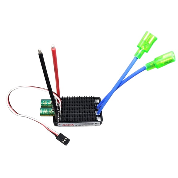 High Power 12V-24V Waterproof Bidirectional RC ESC Brush for Car and Boat 640A