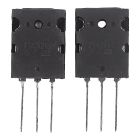 High Power 2PCS For 2SA1943 and 2SC5200 Matched Transistors for Audio Circuits