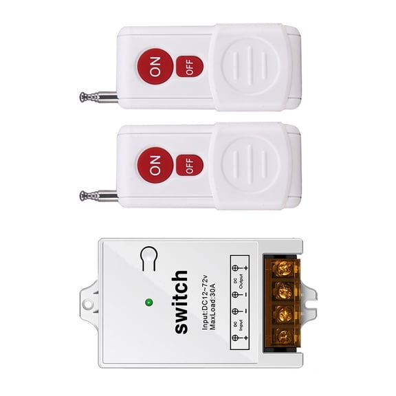 High-Power 30A Remote Switch for DC Voltages for Wide-Distance Control in Agricultural Settings