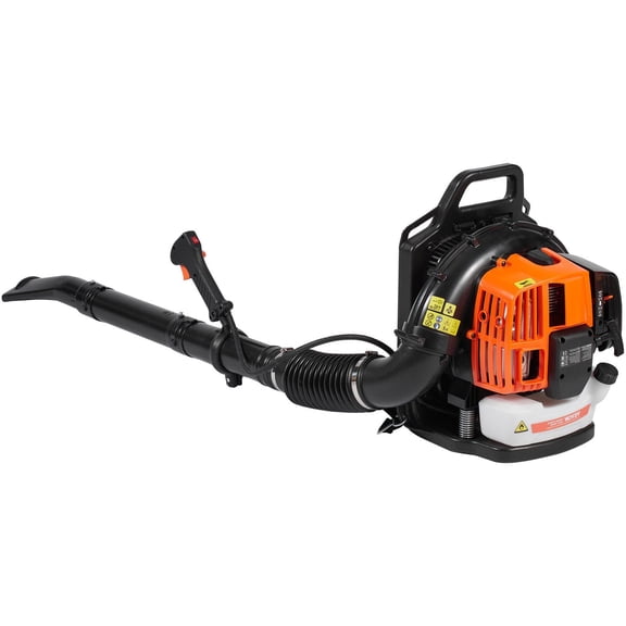 High Power 62CC Backpack Leaf Blower, 2-Cycle Gas, Delivers 1110 CFM Maximum Air Volume