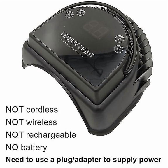 High Power 64w Uv Led Nail Lamp Machine Electric Led Nail Dryer For Art Gel Polish Curing Fingers Hands 64w Leds Smart Sensor