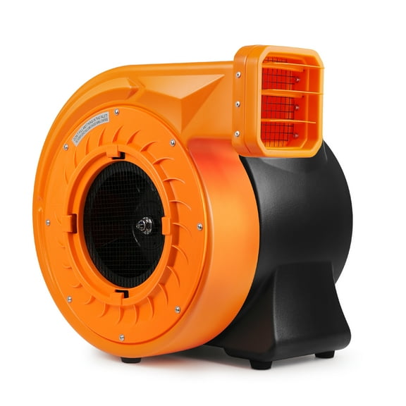 High-Power 950W Inflatable Commercial Air Blower for Outdoor Bounce Houses, Water Slides air Sofas, Paint Booth and Other Suitable Large Outdoor inflatables Electric Air Pump Fan (Orange)