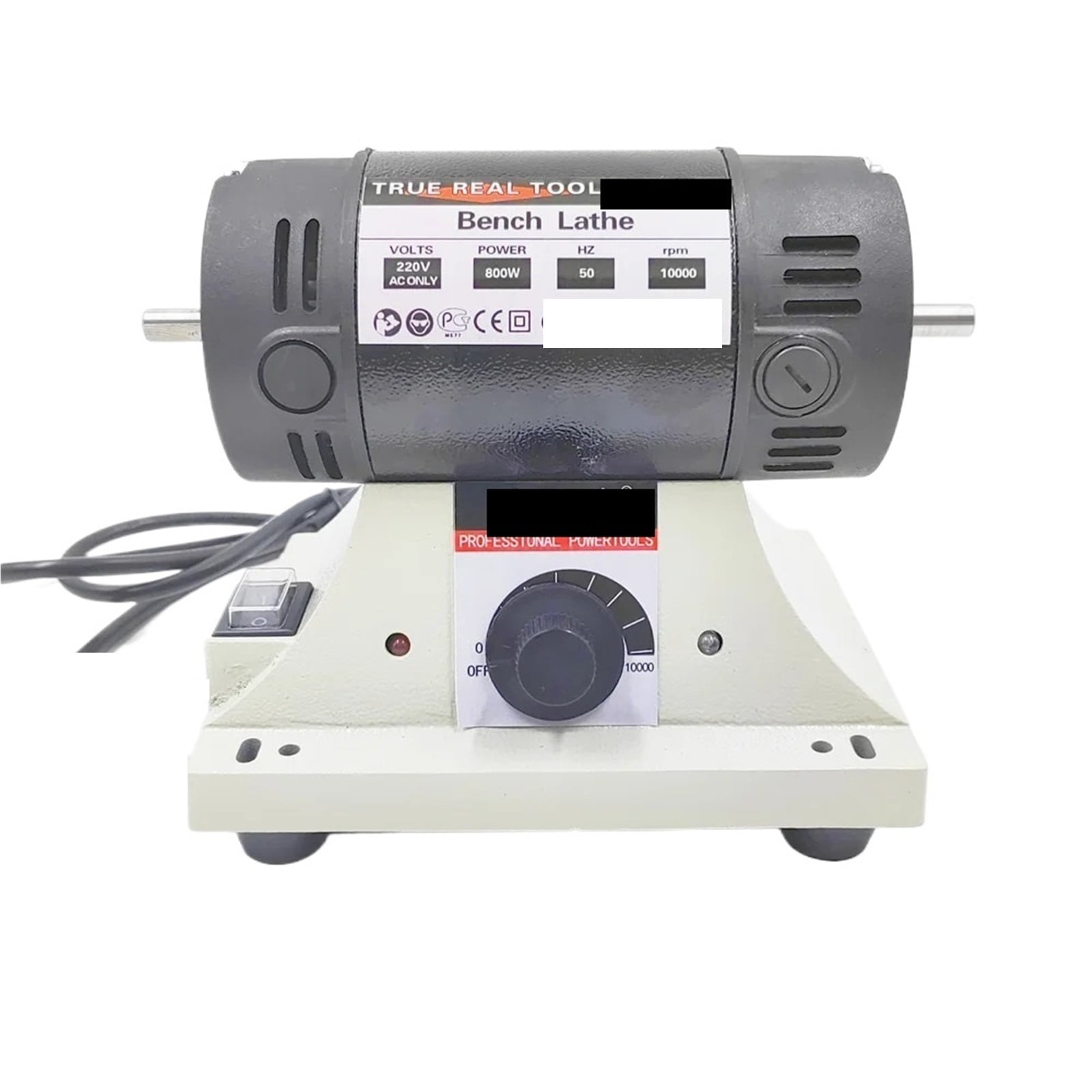 High-Power Bench Grinder, Electric Eoodworking, Jade Carving, Polishing Machine, 0.3-4mm Flexible Shaft Handle 800W