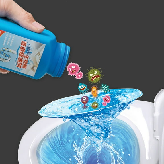 High Power Biological Enzyme Drain Cleaner Powder Septic Tank Drain Pipe Deodorizer Pipe Opening Agent Sink And Toilet Unclogging Agent Heavy Duty Clog Remover Drain Cleaner Maintenance Fo