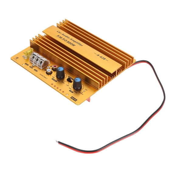 High Power Car Audio Amplifier Board 12V 800W Aluminum Alloy Heavy Bass Subwoofer Sound Modulator Board for Car Stereo Speaker and Vehicle Audio Systems