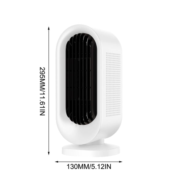 High-Power Ceramic Heating Fan | Instant Warmth, Quiet Operation, Smart Temperature Control, Tip-Over Shut-Off, Ideal for Home Office Use
