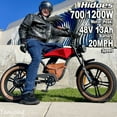 thumbnail image 1 of High-Power City Commuter Ebike -1000W Peak -48V Battery -UL 2849 Certified -Hidoes B10 Urban/Off-Road Bicycle,All-terrain E-Mountain Bike 13AH Built-in Removable Battery,20'' Electric Bike For Adults, 1 of 27