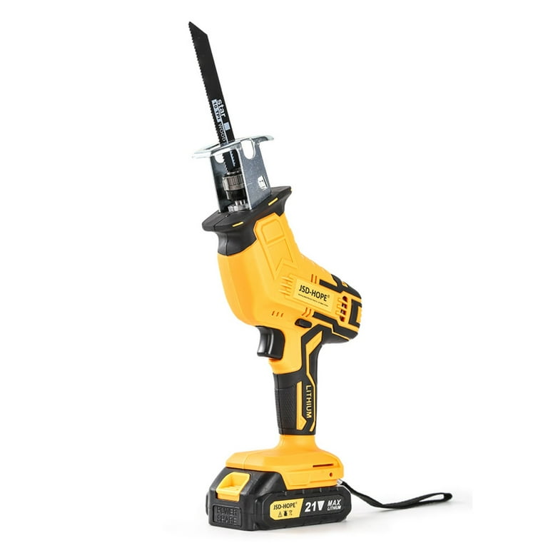 High-Power Cordless Reciprocating Saw-Lithium-Ion Battery Powered