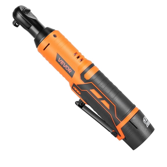High-Power Electric Ratchet Wrench Set - 3/8" Drive, 240 RPM, 33 ft-lbs Torque, Includes Dual Batteries, Fast Charger & Full Accessories