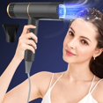 thumbnail image 1 of High Power Hair Dryer, Negative Ion Blow Dryer with Concentrator Nozzle for Fast Drying, Home Styling and Salon Use, US Plug&Black, 1 of 9