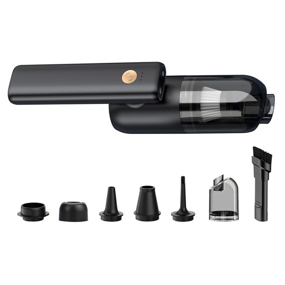 High Power Handheld Wireless Air Blower with 2 LED Light Car Electric Cleaning Strong Suction Rechargeble