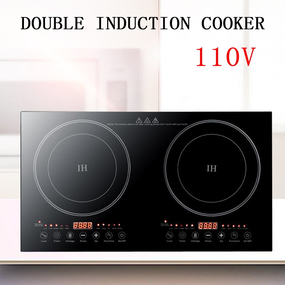 High-Power Induction Stove, Embedded Induction Cooker Set, 2400W Total Output for Efficient Cooking, Magnetic Pot Compatible, Easy Cleaning and Heat Dissipation, for Home Chefs