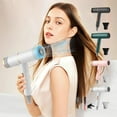 thumbnail image 1 of High-Power Ionic Hair Dryer | Home & Travel Turbo Salon Blow Dryer | Infinitely Variable Speed | Low Noise | Overheat Protection | 360g | Compact | White/Pink/Green | US Plug | 18.2x19cm, 1 of 9