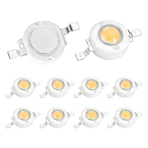 Uxcell High Power LED Chip COB Light Emitter Diode Components Lamp Beads Warm Yellow