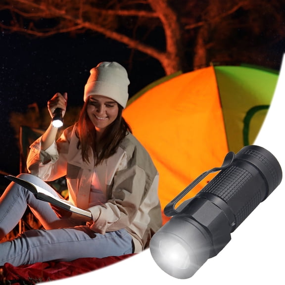 High Power LED Flashlight For Camping Hiking Portable Light Compact Design Bright Outdoor Gear