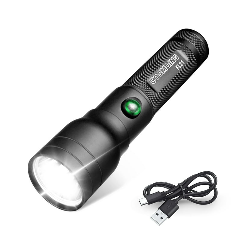 600 lumen flashlight usb rechargeable lm Work Light For everyday use around the farm Kobalt 600-Lumen 3 Modes LED