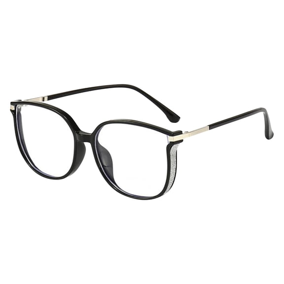 High Power Magnification Glasses 5.3 Inch 400 Degree Anti Blue Light, Portable Blue Blocker for Soldering Circuit Board Jewelry Repair, Reading Glasses, Black