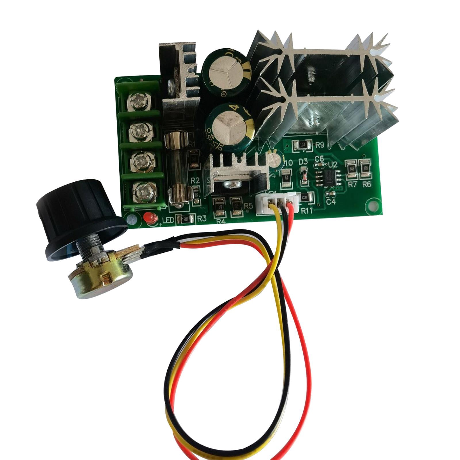 High Power PWM Motor Speed Controller 60A Drive Module for 10-60V DC Motors Speed Regulator Controller