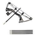 thumbnail image 1 of High Power Stainless Steel Compound Bow Set with Pulley System Portable Mini Target Shooting Bow and Arrow Kit for Indoor Outdoor Stress Relief and Hobby Training, 1 of 5
