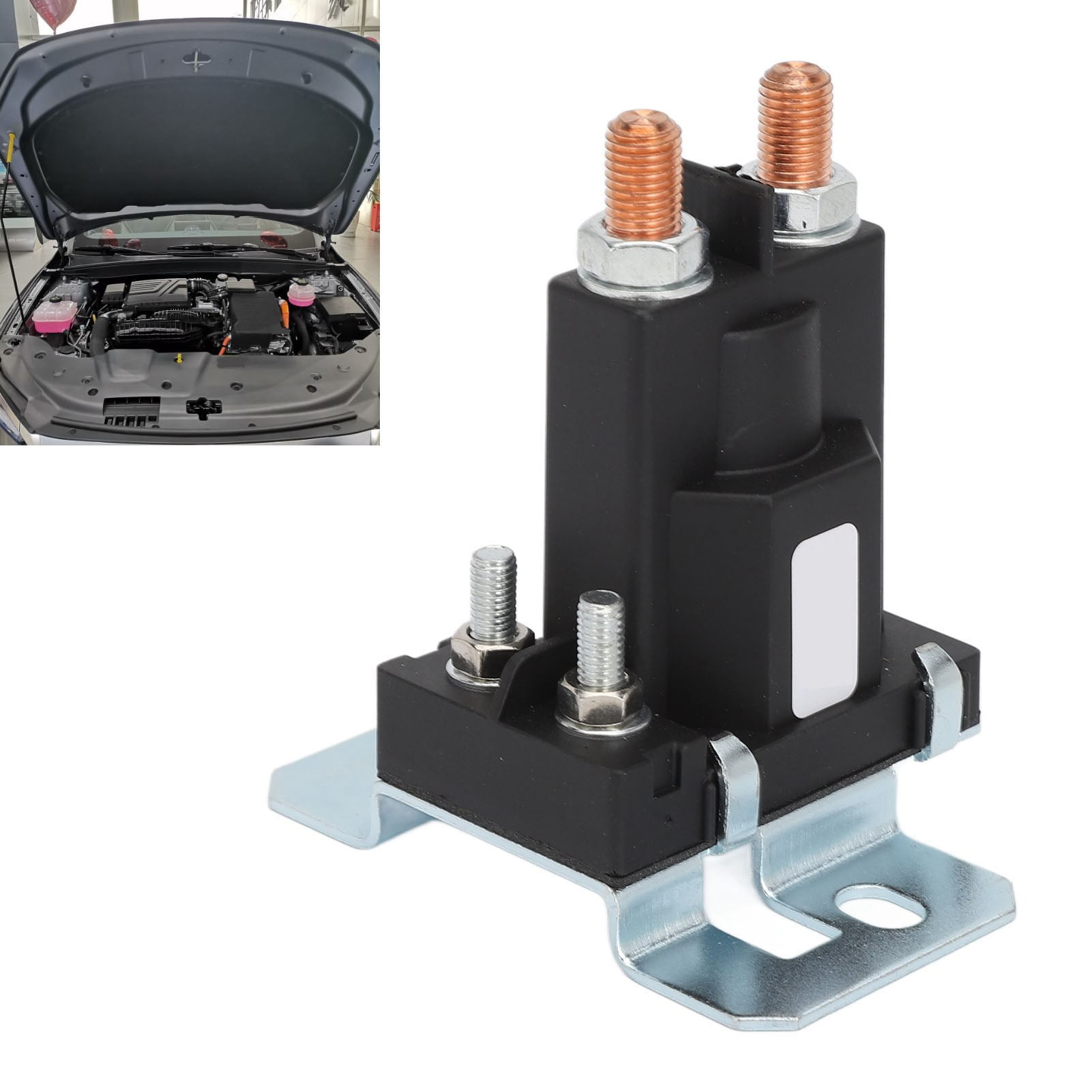 High Power Starter Solenoid, 150A Brass Coil ABS Housing Lawn Mower