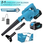 High Power Turbojet Leaf Blower, Lightweight Handheld Blower with Non-Slip Ergonomic Handle