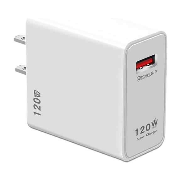 High-Power USB Wall Charger for Mobile Phones, Tablets, Mice, and Headphones - Fast Charging, Multiple Protection, Universal Compatibility, and Convenient Design,White A