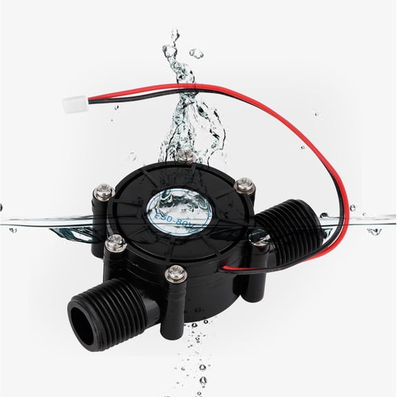 High Power Water Turbine Generator 0-80V 10W DC Micro Hydroelectric Charging Tool (3.5 inches / 8.8 cm)