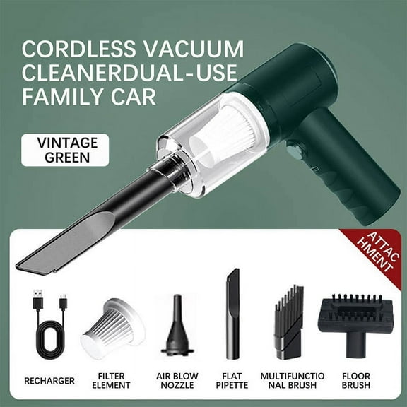High Power Wireless Car Vacuum Cleaner Brushless Handheld for Home and Car Cleaning Portable with Ergonomic Design for Tight Spaces Multi Purpose Cyclonic Action