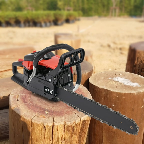 High-Powered 58CC 2 Stroke 3HP Gas Chainsaw - 18-Inch Auto-Oiled for Smooth Cutting, Ergonomic & Safe Woodworking