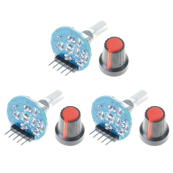 High Precise 360 Degree Rotary Encoders Module With Knob Caps For ...