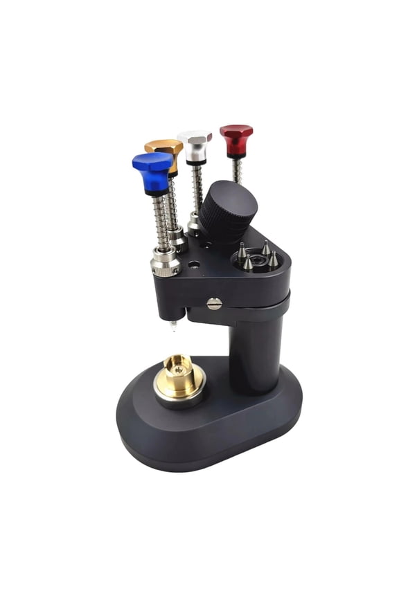 High Precise 4 Pin Watch Hands Presser Aluminum Alloy Tool for Smooth Mechanical Timepiece Watchmakers With Metal Nozzle