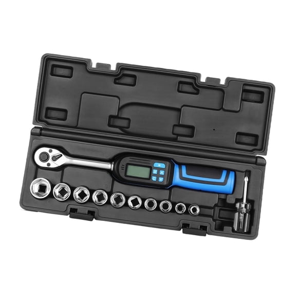 High Precise Adjustable Torque Wrench Spanner With Real Time LCD Display 4 Modes Switchable Heads For Professional Use