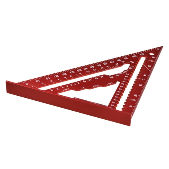 High Precise Aluminum Alloy Triangle Ruler For Woodworking And Measuring