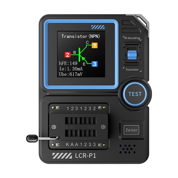 High Precise Portability Transistor Tester JFET,Meter Tester For Resistors Capacitors Diode With LCD Display
