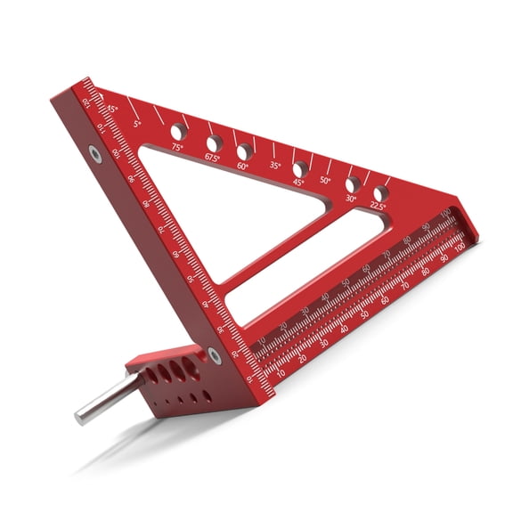 High Precise Professional Carpentry Angles Square Triangular Layout Tool for Accurate Layouts & Cut in Construction Work