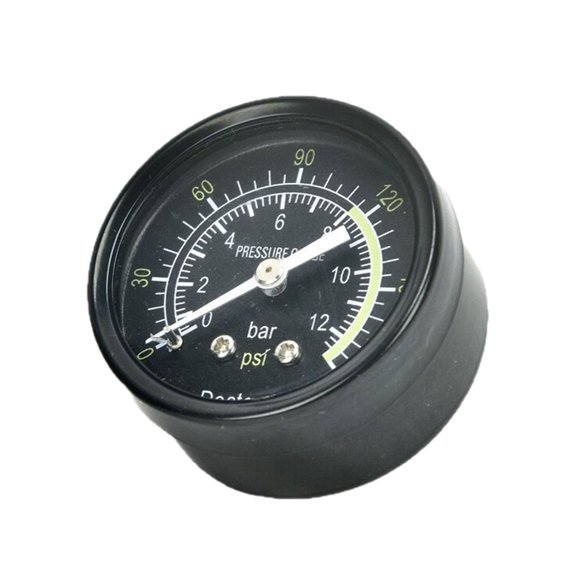 High Precise Steel Pressure Gauge Meter Suitable for Air Compressor Pumps Industrial Equipment Maintenance & Calibration