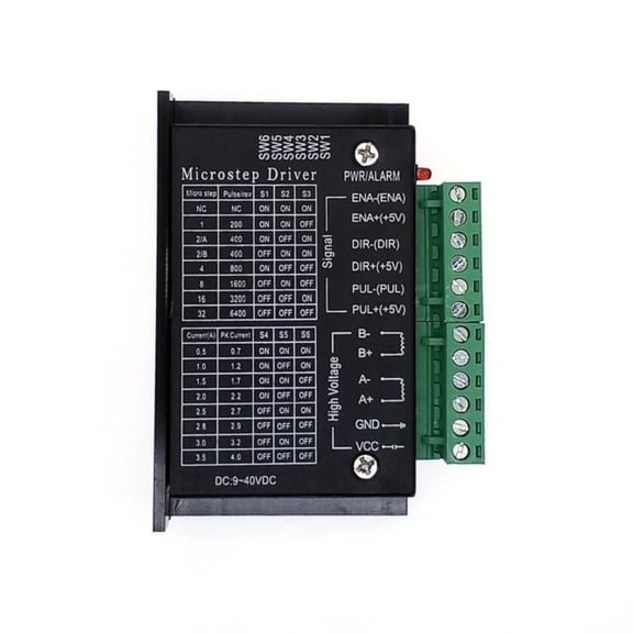 High Precise Stepper Motor Driver TB6600 4A DC9-42V for Nema 17 23Series Motors with 32Subdivision CNC Controller