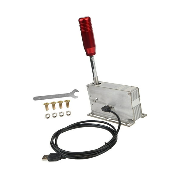 High Precised USB Racing Shifter Ergonomic Design for PC Simulators Game Enjoy Realistic Gear Shifting