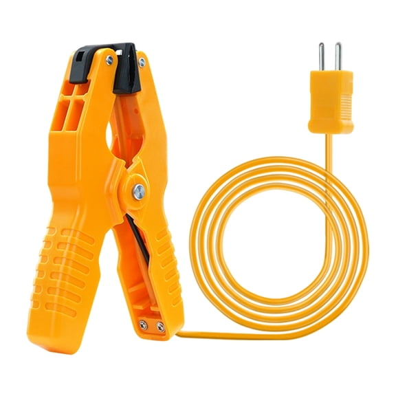 High Precisely K Type Pipe Clamp Temperature Leads Probe HVAC Pipes Jaw Clip For Laboratory And Maintenance Applications