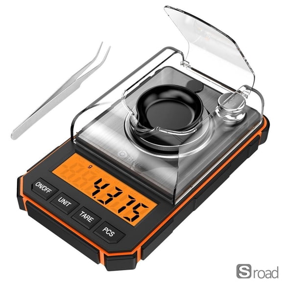 High Precision 0.001g Digital Milligram Scale, 50g X 0.001g Mini Pocket Scale With Calibration Weights & Tray, Portable Jewelry Scale For Cooking Powder, Gold, Coffee, Lab, Scientific, Kitchen Use