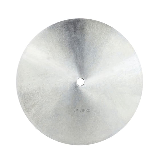 High Precision 10" Table Saw Calibration Steel Plate - 5/8" Arbor Hole, 1/8" Thick #42 Alloy Steel Sanding Disk for Table Saw Calibration & Grinding (1PC)