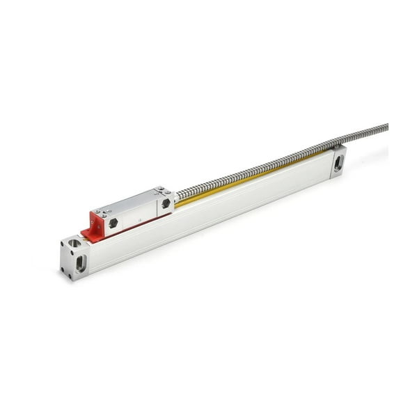 High Precision 20mm*28mm Slim Linear Scale 0.005mm Linear Encoder 50 100 150 200 250 300 350 400mm Optical Linear Ruler -M ,Easy to Operate