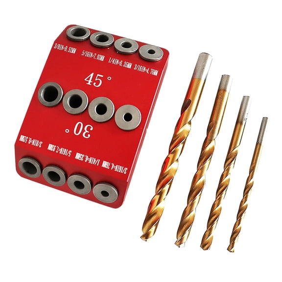 High Precision 30/45/90 degree Drilling Locator Kit Hole Drilling Positioning