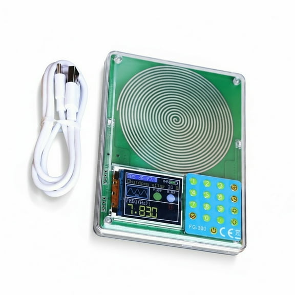 High-Precision Adjustable Frequency Generator 0.001Hz-200kHz ABS Shell 12V Input Lab & Outdoor Use