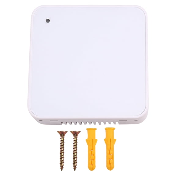 High Air Quality Detection Transmitter Indoor Temperature Humidity Air Quality Sensor DC 24V,1 * Air Detector,White
